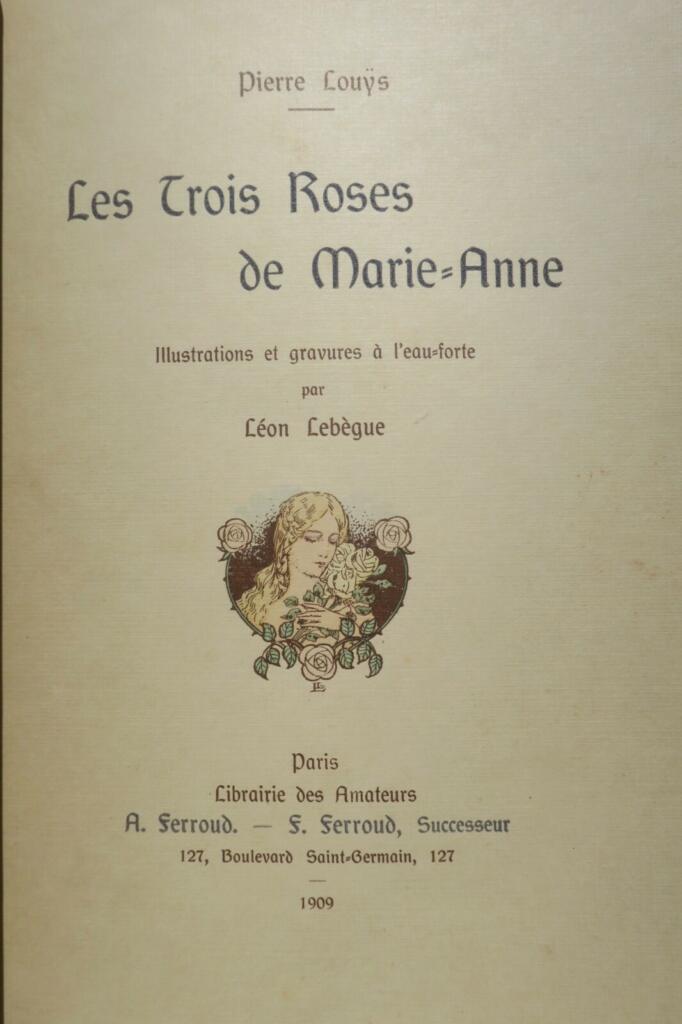 Die drei Rosen der Marie-Anne