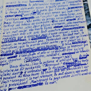 Louÿs MANUSCRIT AUTOGRAPHE