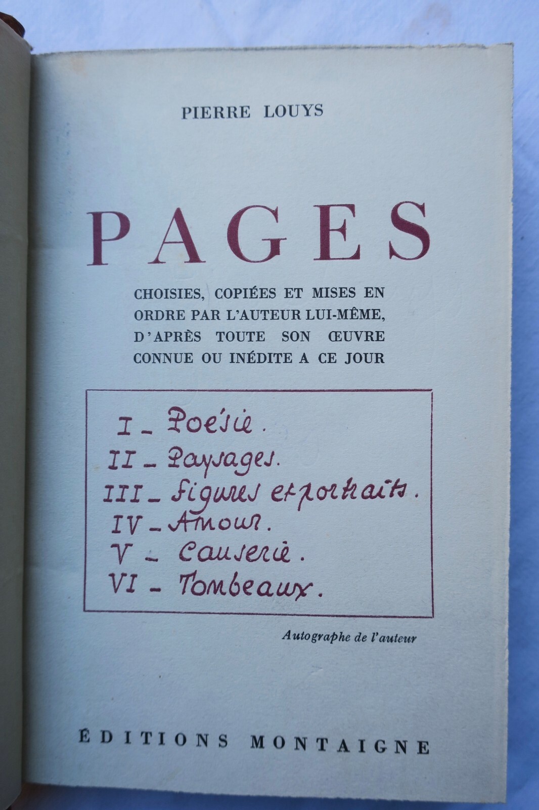 Selected works of Louÿs, arranged by author - Image 3