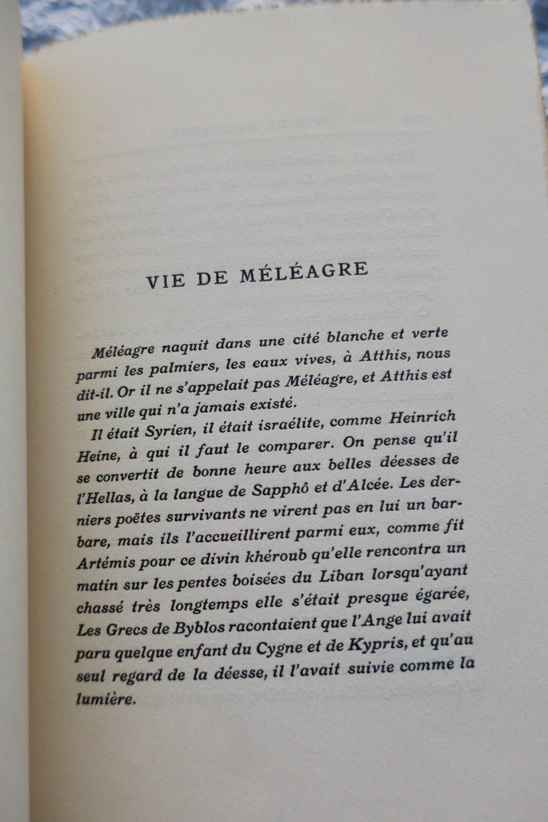 Erstausgabe von Mélèagres Gedichten - Image 4