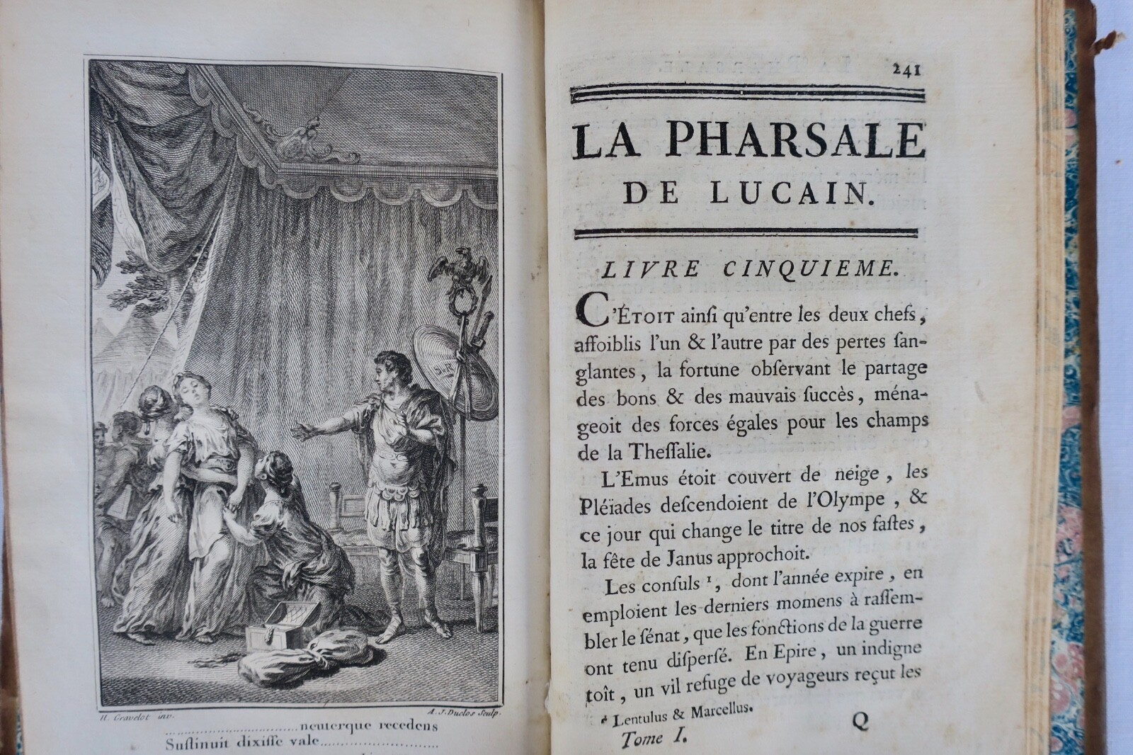 LUCAIN La Pharsale de Lucain 1766 – Image 8