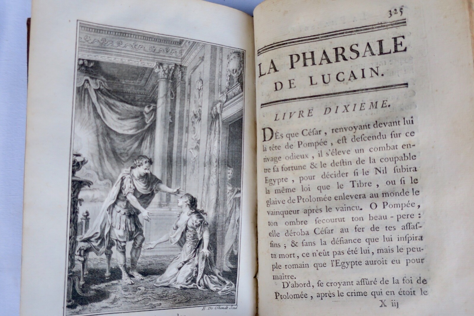 LUCAIN La Pharsale de Lucain 1766 – Image 6