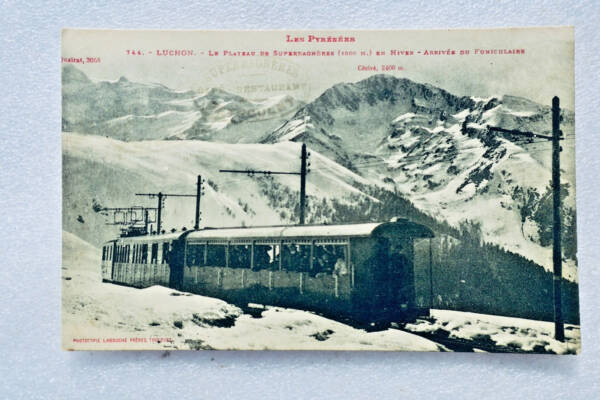 Luchon le plateau de Superbagnières 1915