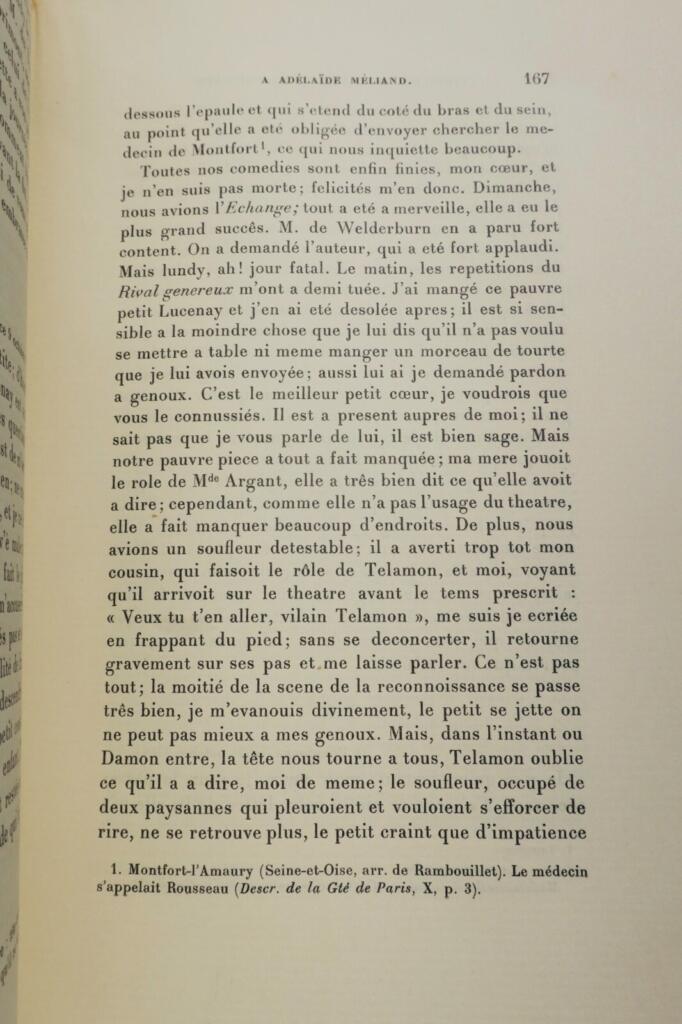 Briefe von Geneviève de Malboissière