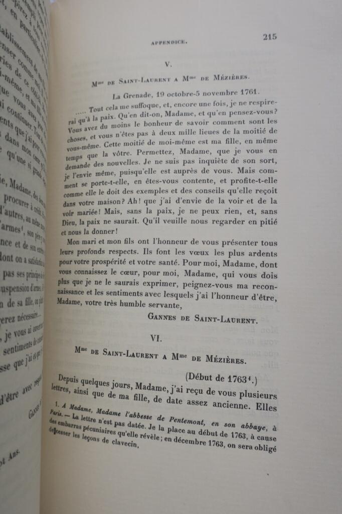 Briefe von Geneviève de Malboissière