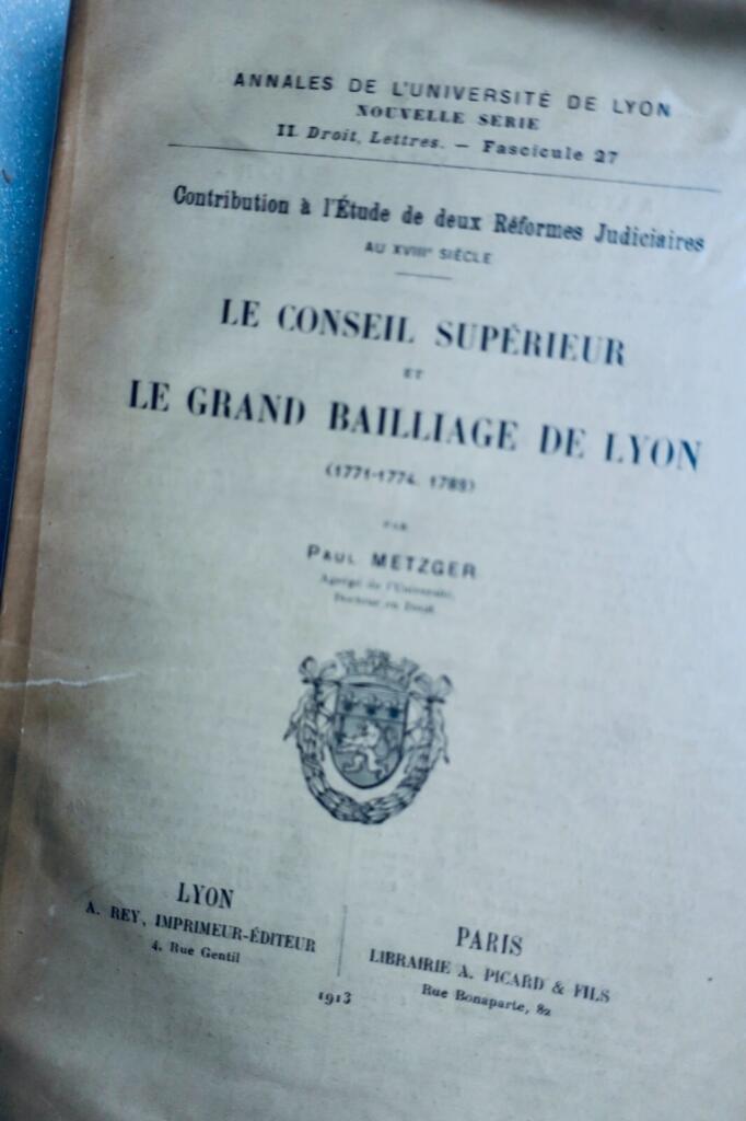 Gerichtsreformen in Lyon (1771-1774, 1788)