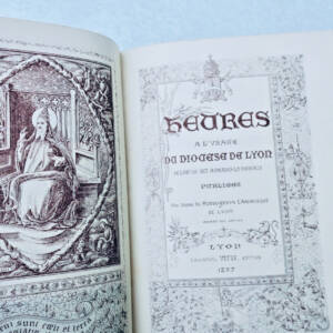Lyon Paroissien complet ou heures a l'usage du diocèse de Lyon 1897