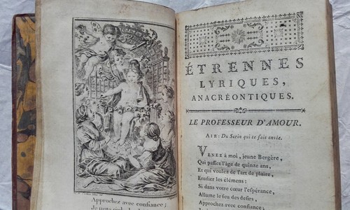 Lyrical Almanac with Anacreontic Poetry 1782