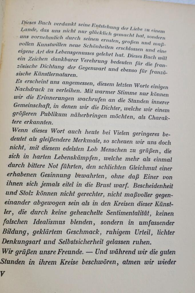 Französische Lyrik-Anthologie mit Autorwidmung