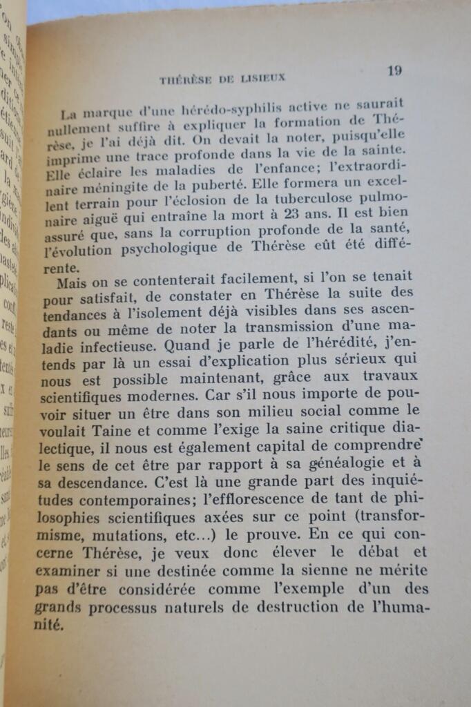 Leben von Thérèse de Lisieux