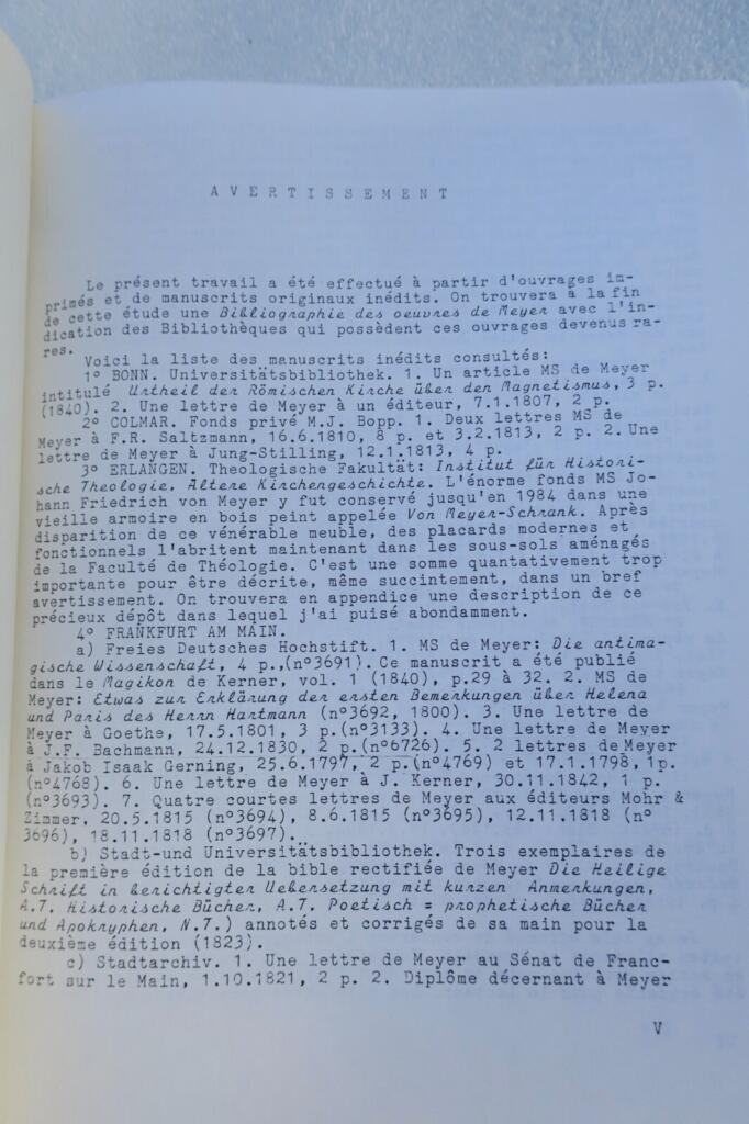 Leben und Werk von Johann Friedrich von Meyer