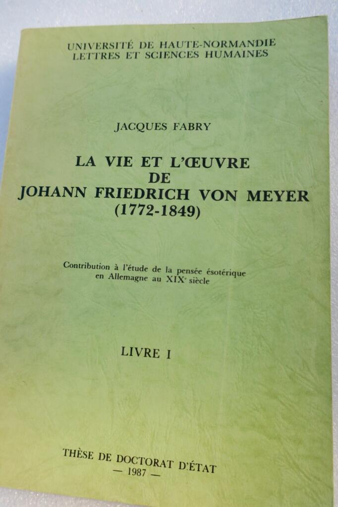 Leben und Werk von Johann Friedrich von Meyer