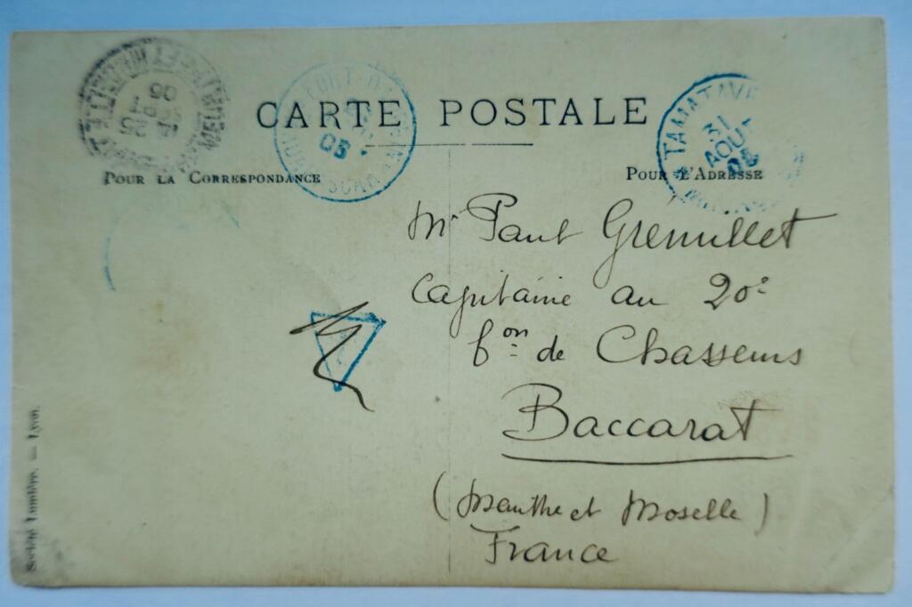 Madagaskar - Schöne unidentifizierte Postkarte 1905