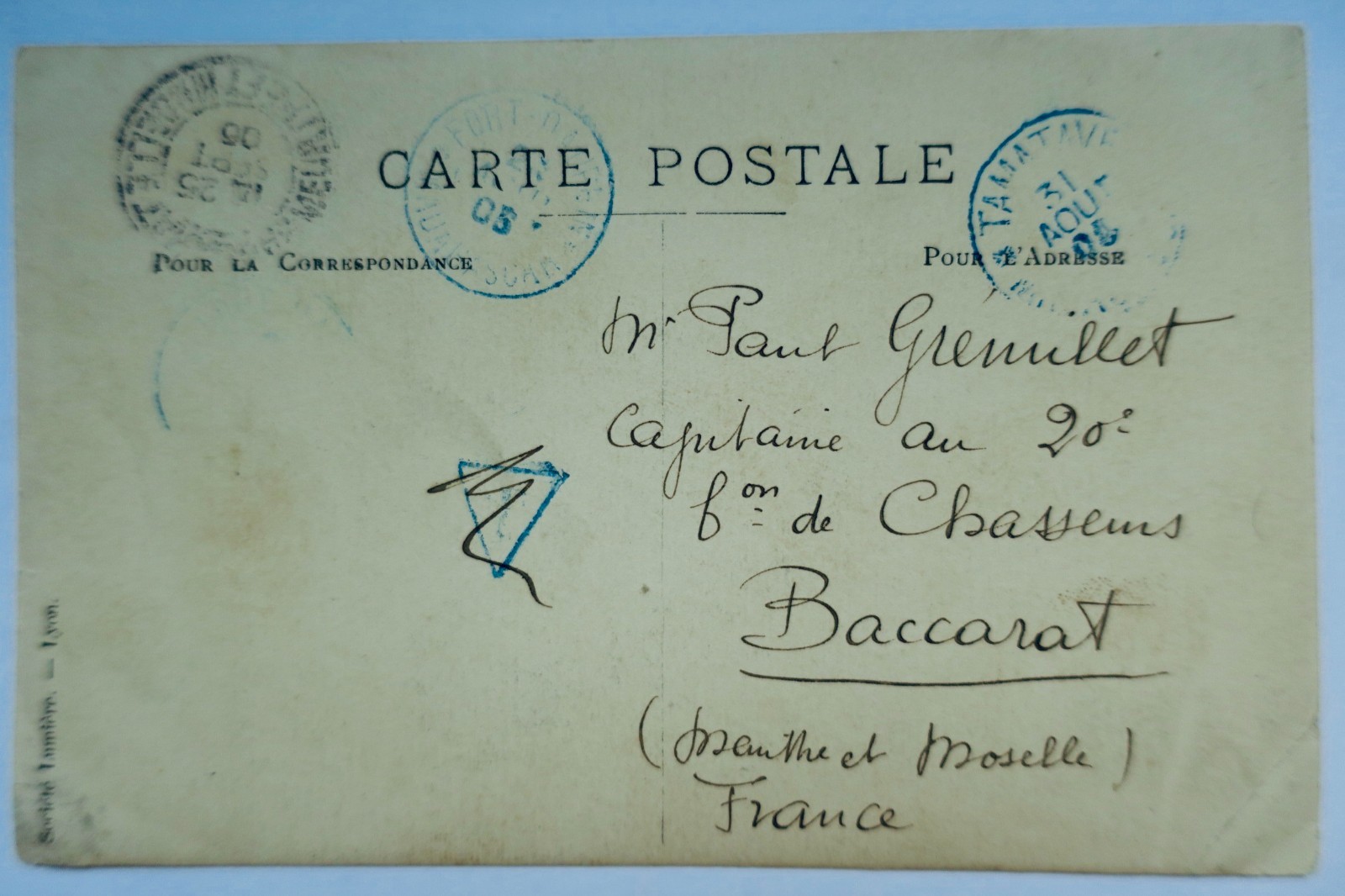Madagascar - Unidentified Beautiful Postcard 1905 - La Librairie Antique
