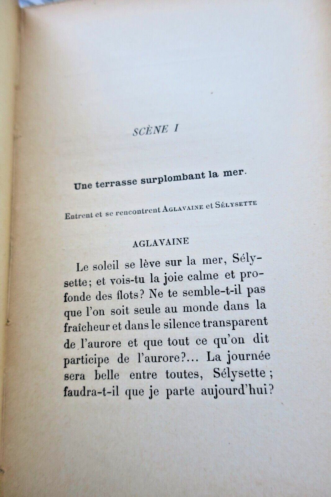 Maeterlinck Aglavaine et Sélysette EO + dédécace – Image 3
