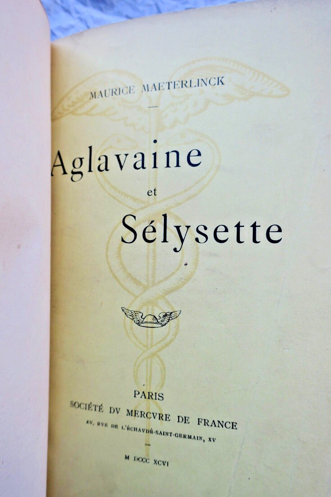 Maeterlinck Aglavaine et Sélysette EO + dédécace – Image 6