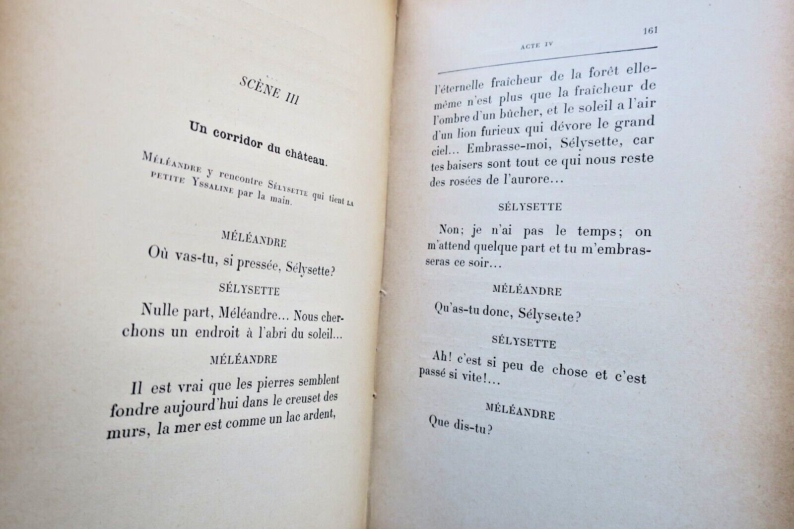 Maeterlinck Aglavaine et Sélysette EO + dédécace – Image 7