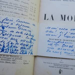Maeterlinck La Mort + dédicace + ..