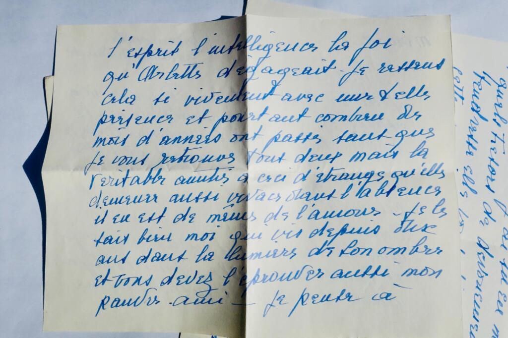 Signed autograph letter to poet Fernand Gregh