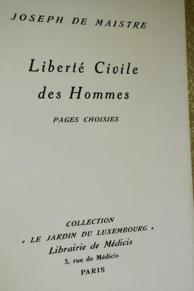 Selected Pages on Civil Liberty
