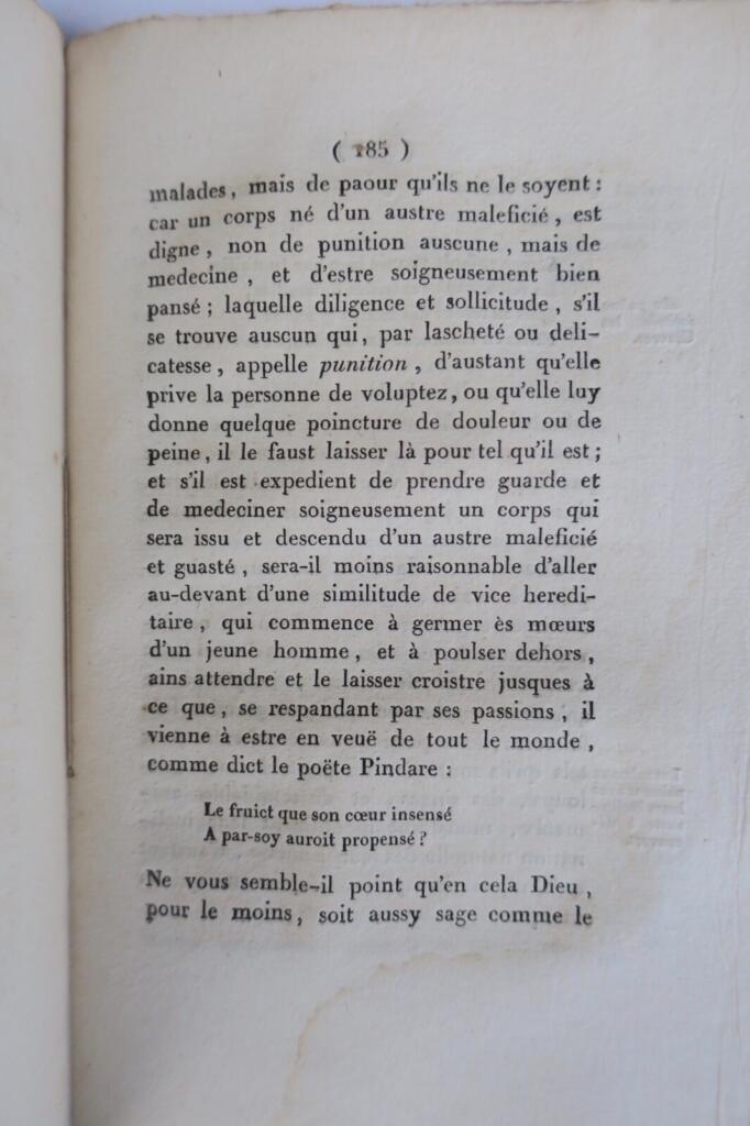 Maistre Sur les délais de la justice divine dans la punition des coupables 1816