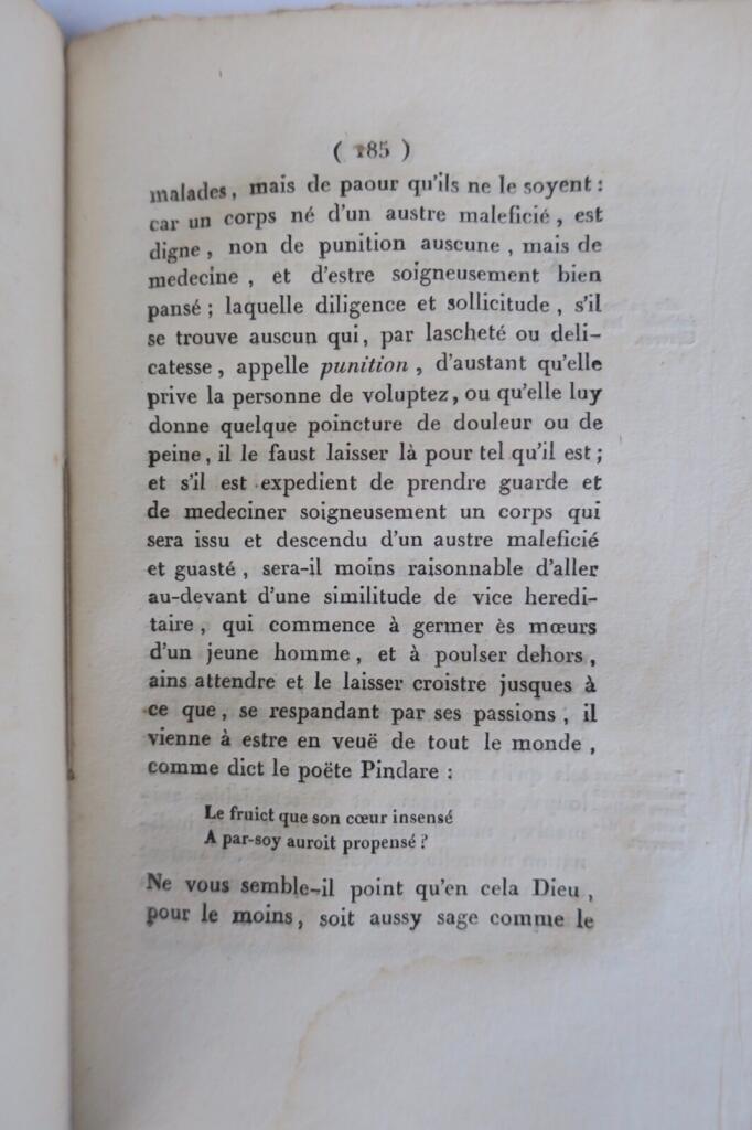 Maistre Sur les délais de la justice divine dans la punition des coupables 1816