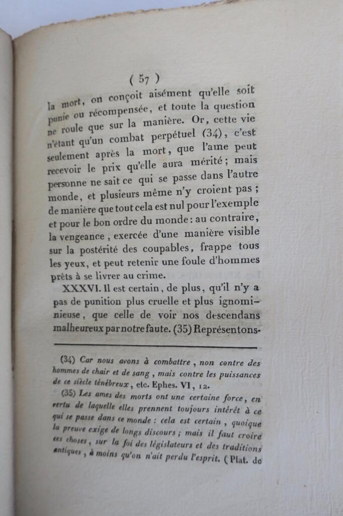 Maistre Sur les délais de la justice divine dans la punition des coupables 1816