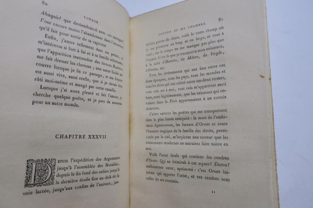 MAISTRE Voyage autour de ma chambre 1872