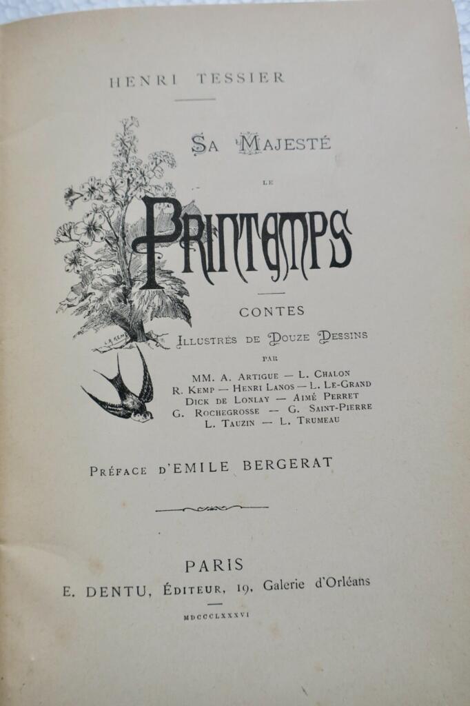 Spring Tales from Henri Tessier