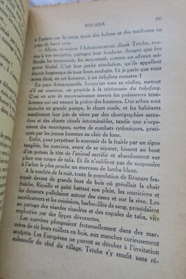 マダガスカルの熱帯物語<span class="lla-card-orig-wrap"><span class="lla-card-orig">❦ Malaria – Récit de la brousse malgache 1944.</span></span> - La Librairie Antique