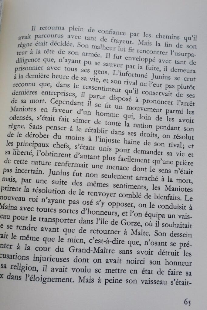 MALTE ABBE PREVOST MEMOIRES POUR SERVIR A L’HISTOIRE DE MALTE OU HISTOIRE DE LA