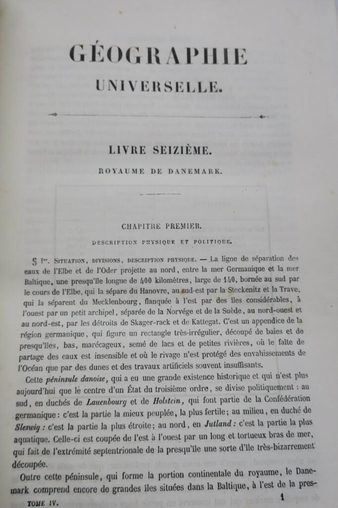 MALTE BRUN Géographie Universelle 1862