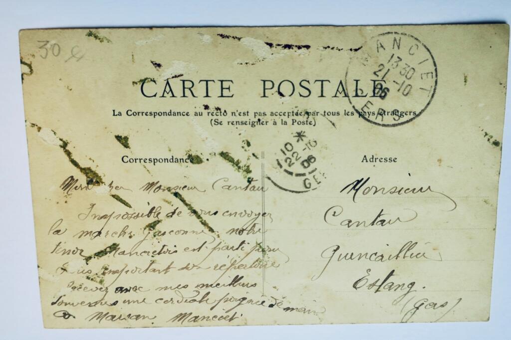 manciet avenue de la gare 1906 32 GERS
