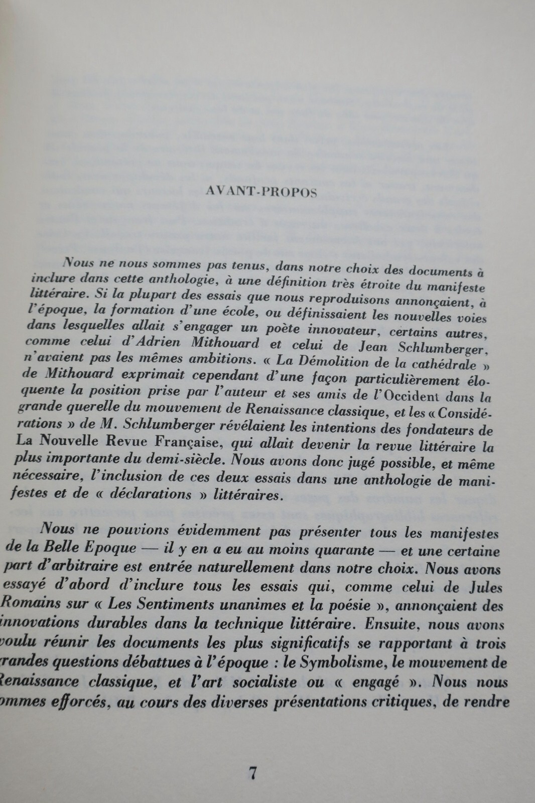 Literarische Manifeste der Belle Époque<span class="lla-card-orig-wrap"><span class="lla-card-orig">❦ Manifestes littéraires de la Belle époque, 1886-1914</span></span> - La Librairie Antique
