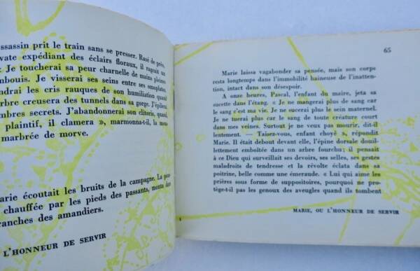 MANSOUR (Joyce). Les Gisants satisfaits SP