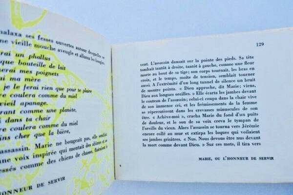 MANSOUR (Joyce). Les Gisants satisfaits SP