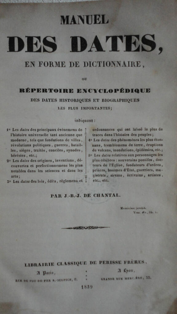 Historische und biographische Daten Enzyklopädie