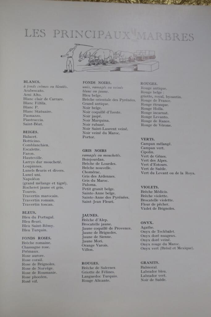Marble and Decorative Arts