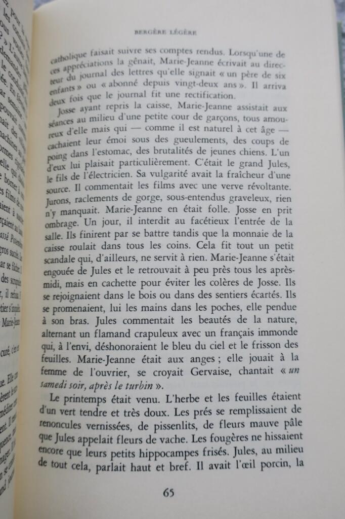 MARCEAU Félicien : Bergère légère