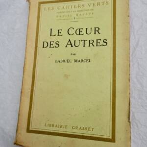 MARCEL Gabriel Broché - Le coeur des autres + dédicace
