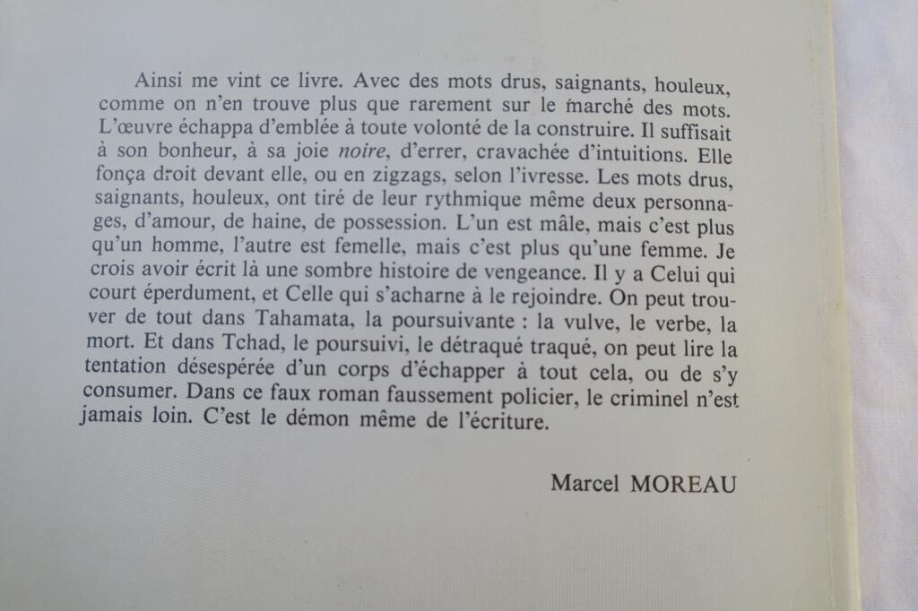 Marcel Moreau Issue sans issue + dédicace
