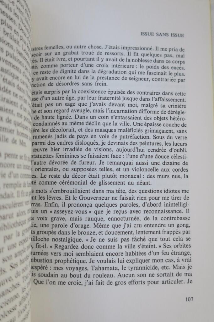Marcel Moreau Issue sans issue + dédicace