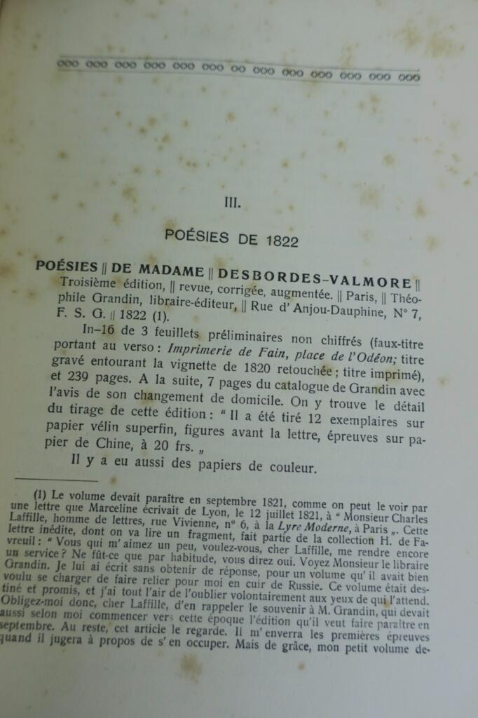 Kritische Biografie von Marceline Desbordes-Valmore