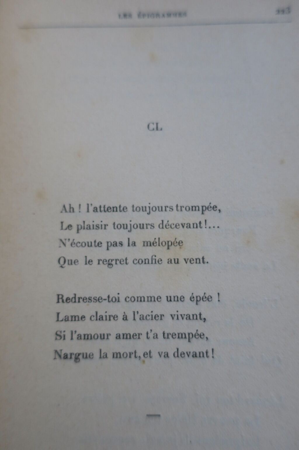 Epigrams with a Personal Dedication
