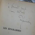 MARIETON PAUL LES EPIGRAMMES + ENVOI - La Librairie Antique