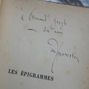 MARIETON PAUL LES EPIGRAMMES + ENVOI
