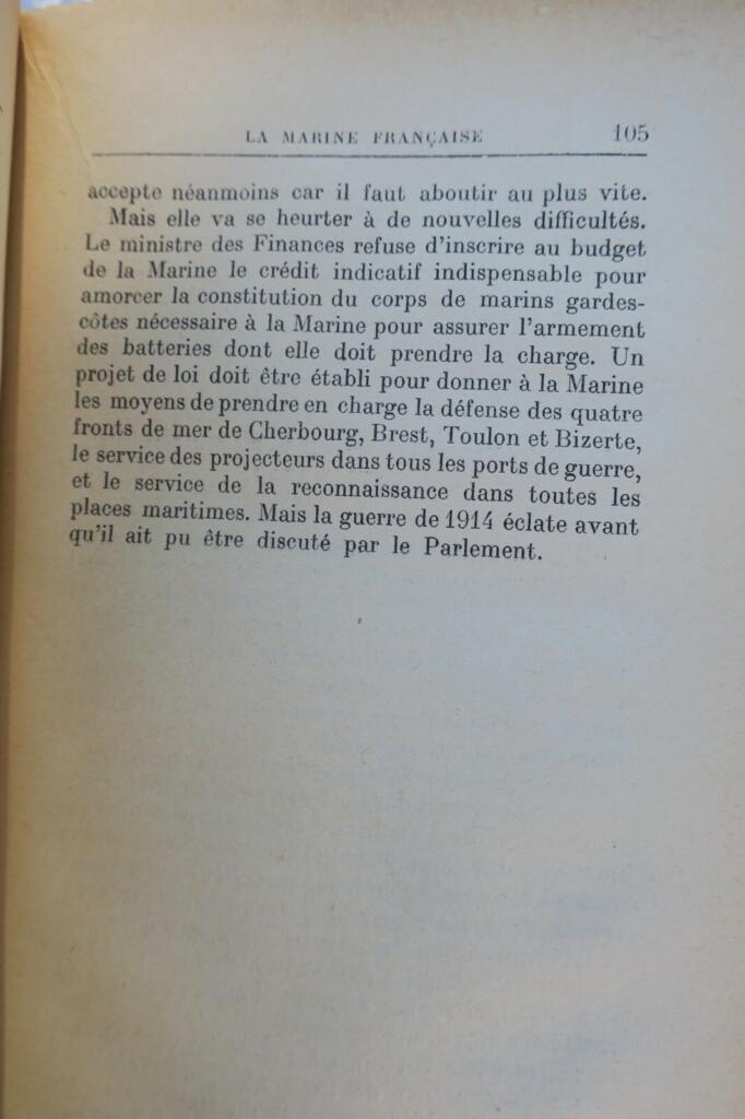 Marine Salaun LA MARINE FRANCAISE 1934