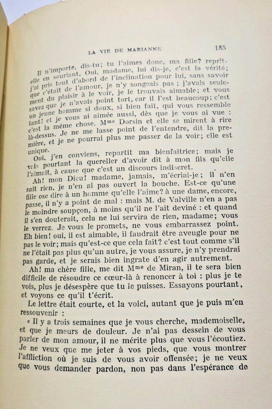 Epistolarroman über das Leben einer Frau<span class="lla-card-orig-wrap"><span class="lla-card-orig">❦ MARIVAUX LA VIE DE MARIANNE, avec la suite de Marianne</span></span> - La Librairie Antique