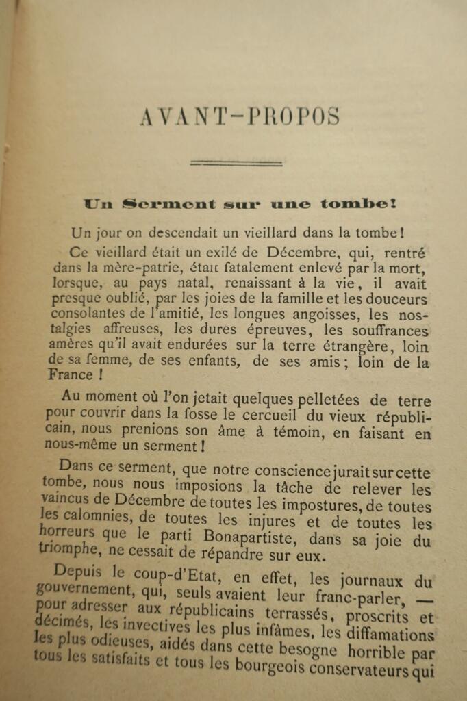 Marmande PROSCRIPTIONS DE MARMANDE (LOT ET GARONNE) 2 DECEMBRE 1851