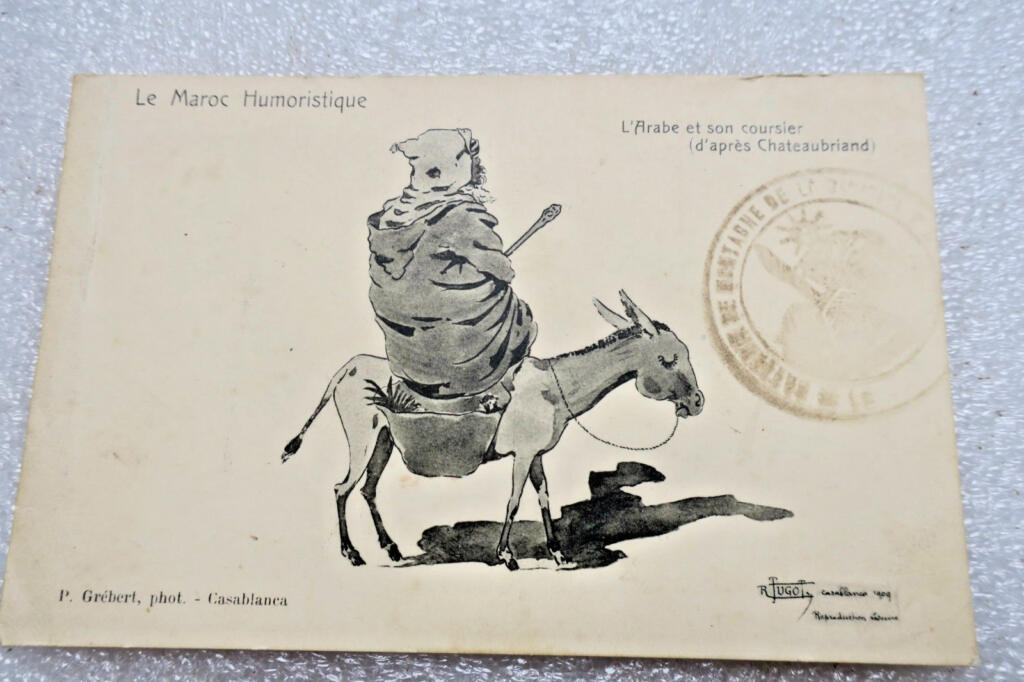 Maroc humoristique illustré par Tugot Casablanca 9 CPA